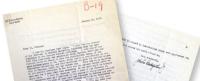 Typed letters from the early 20th century.